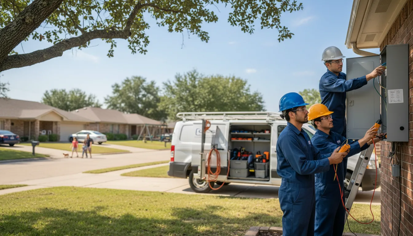 Certified electrician providing emergency electrical services in Courtland, MN